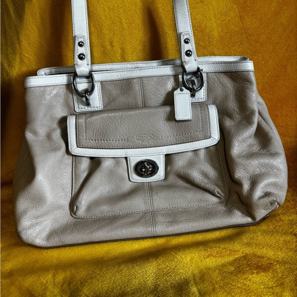 Coach Penelope pebble shoulder bag.